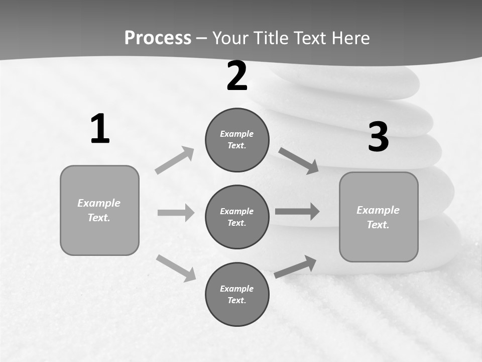 A Pile Of Rocks Sitting On Top Of A White Surface PowerPoint Template