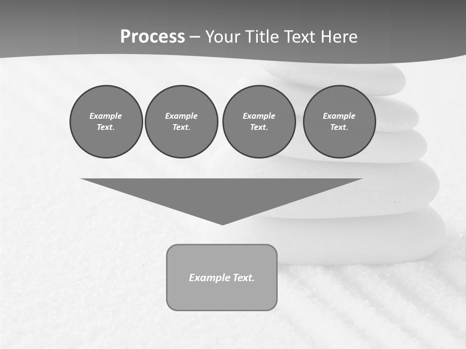 A Pile Of Rocks Sitting On Top Of A White Surface PowerPoint Template