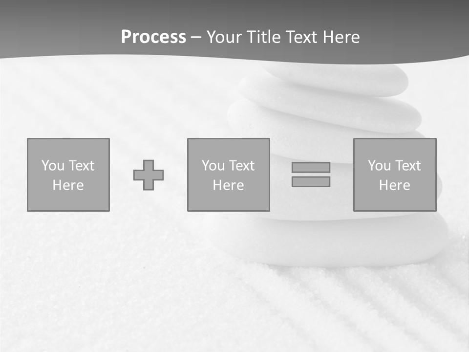 A Pile Of Rocks Sitting On Top Of A White Surface PowerPoint Template