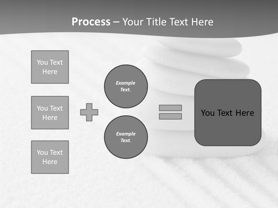 A Pile Of Rocks Sitting On Top Of A White Surface PowerPoint Template
