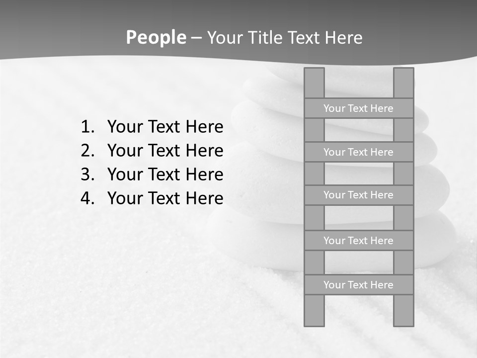 A Pile Of Rocks Sitting On Top Of A White Surface PowerPoint Template