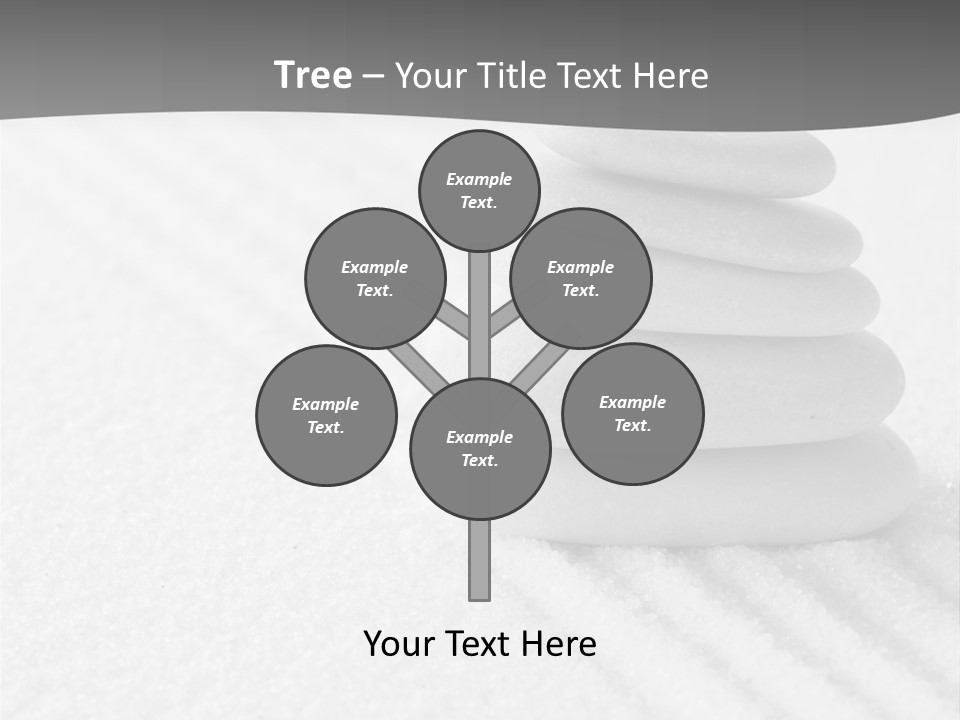 A Pile Of Rocks Sitting On Top Of A White Surface PowerPoint Template