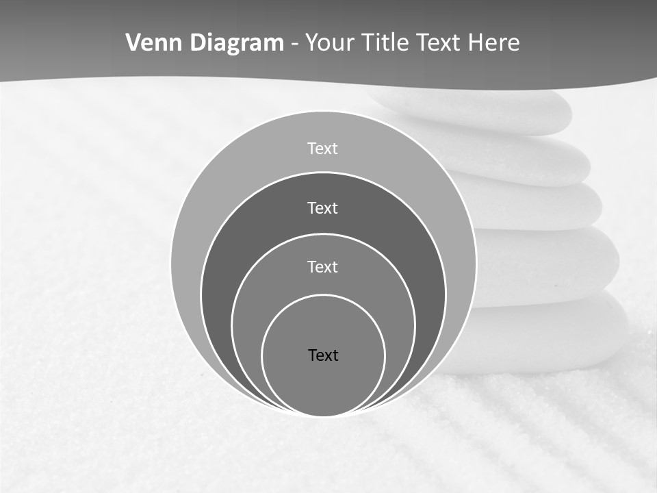 A Pile Of Rocks Sitting On Top Of A White Surface PowerPoint Template