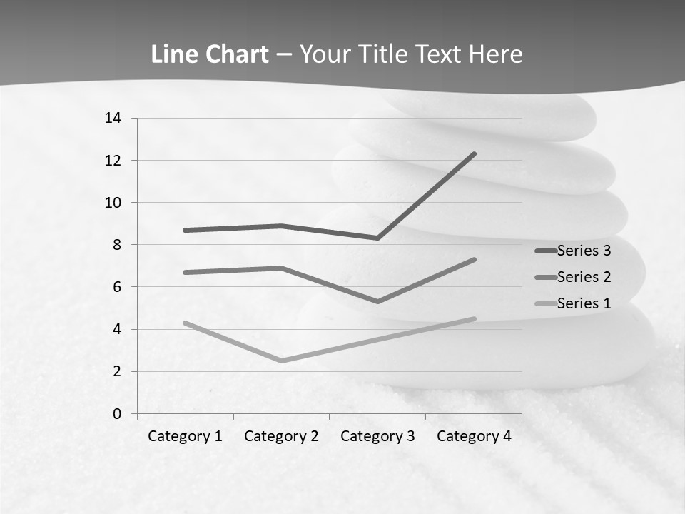 A Pile Of Rocks Sitting On Top Of A White Surface PowerPoint Template