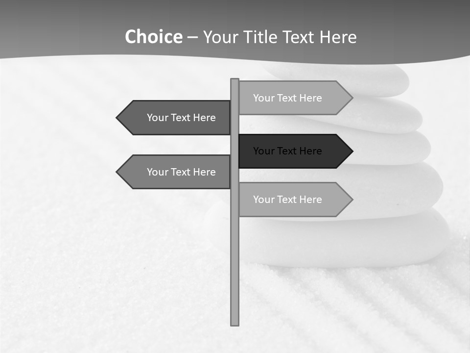 A Pile Of Rocks Sitting On Top Of A White Surface PowerPoint Template