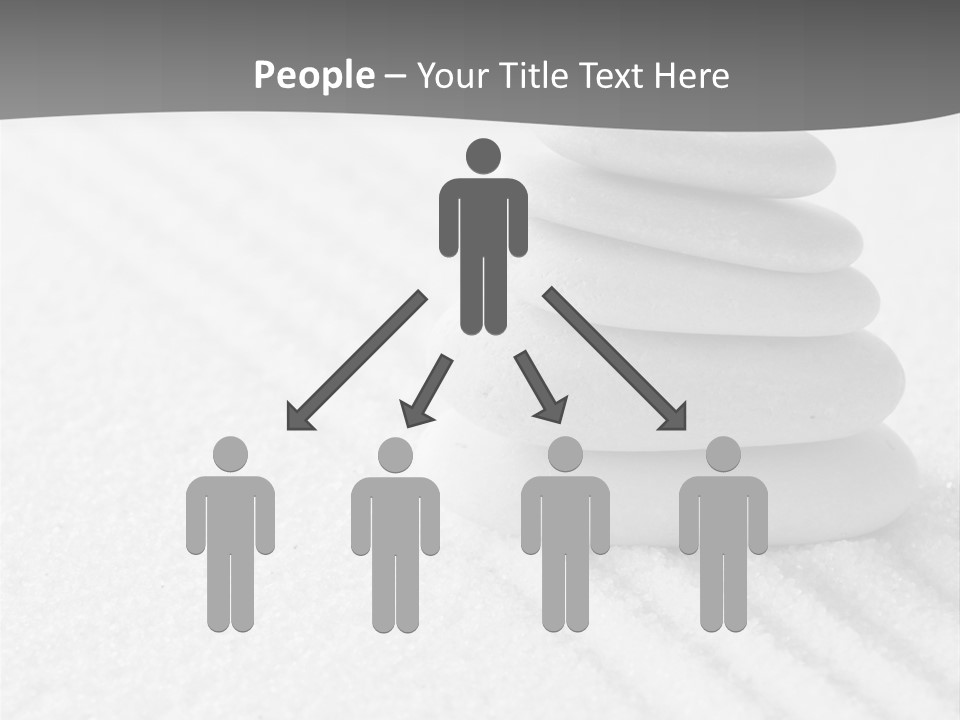 A Pile Of Rocks Sitting On Top Of A White Surface PowerPoint Template