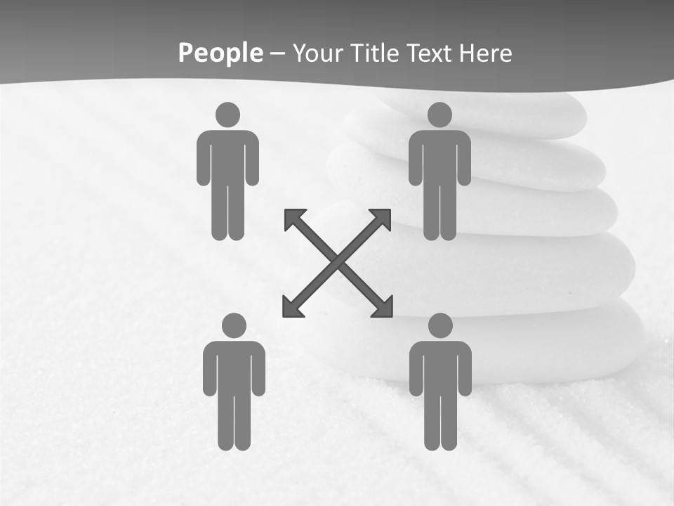 A Pile Of Rocks Sitting On Top Of A White Surface PowerPoint Template