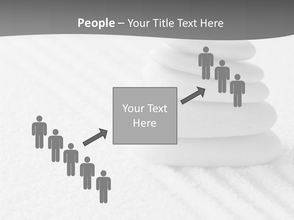 A Pile Of Rocks Sitting On Top Of A White Surface PowerPoint Template