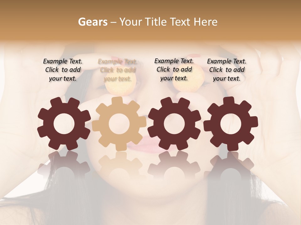 Slice Dinner Freshness PowerPoint Template