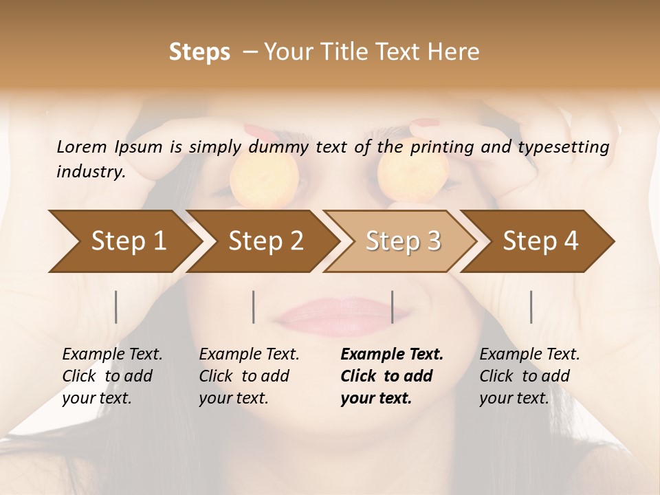 Slice Dinner Freshness PowerPoint Template