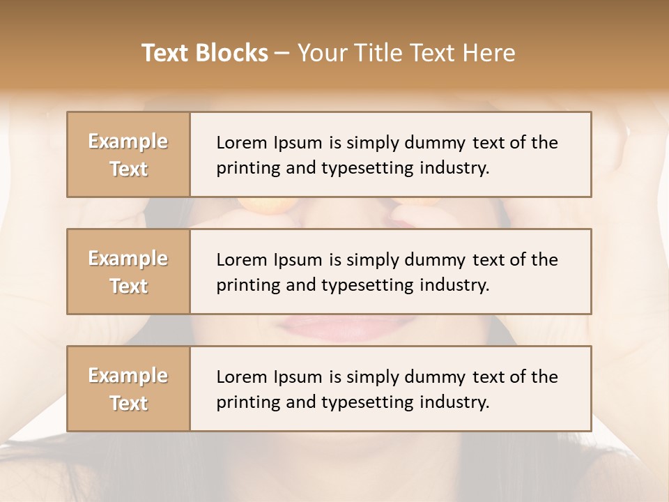 Slice Dinner Freshness PowerPoint Template
