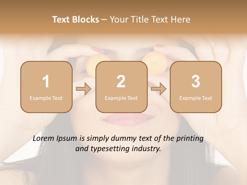 Slice Dinner Freshness PowerPoint Template