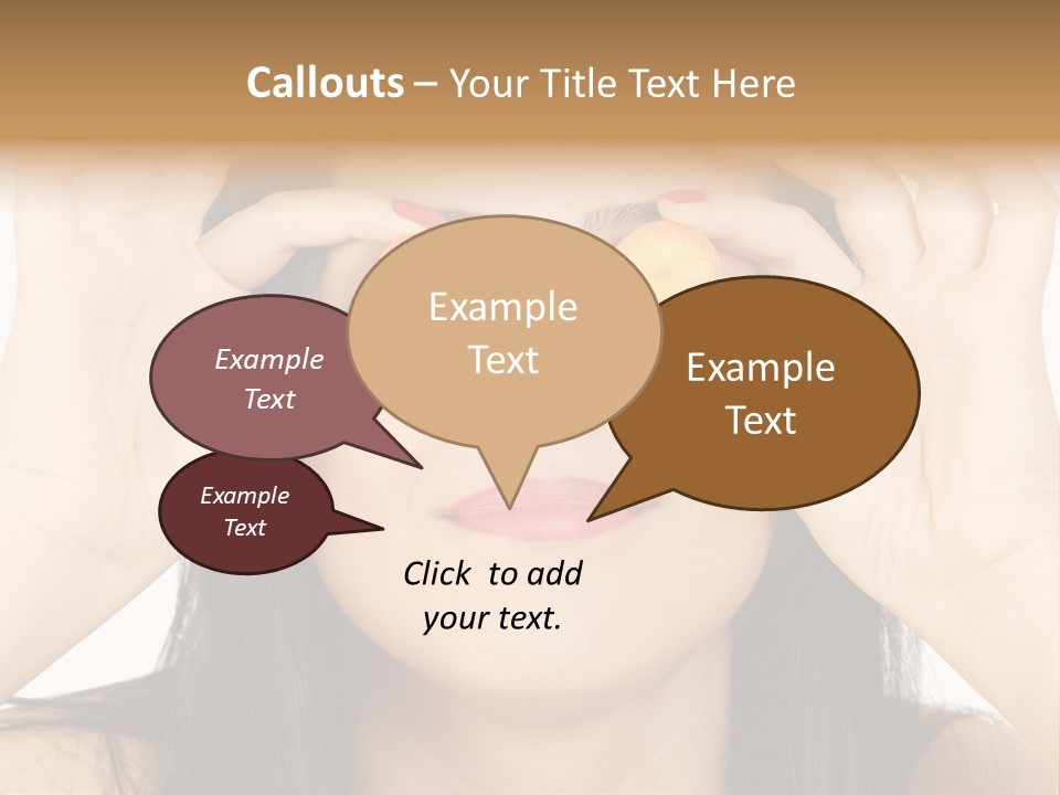 Slice Dinner Freshness PowerPoint Template