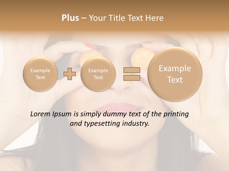 Slice Dinner Freshness PowerPoint Template