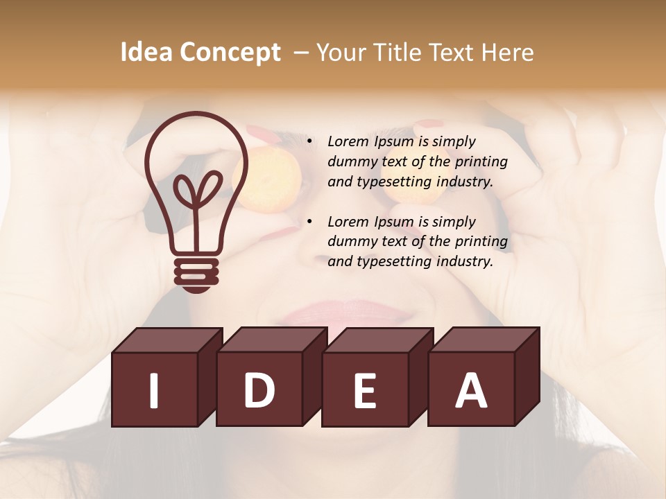 Slice Dinner Freshness PowerPoint Template