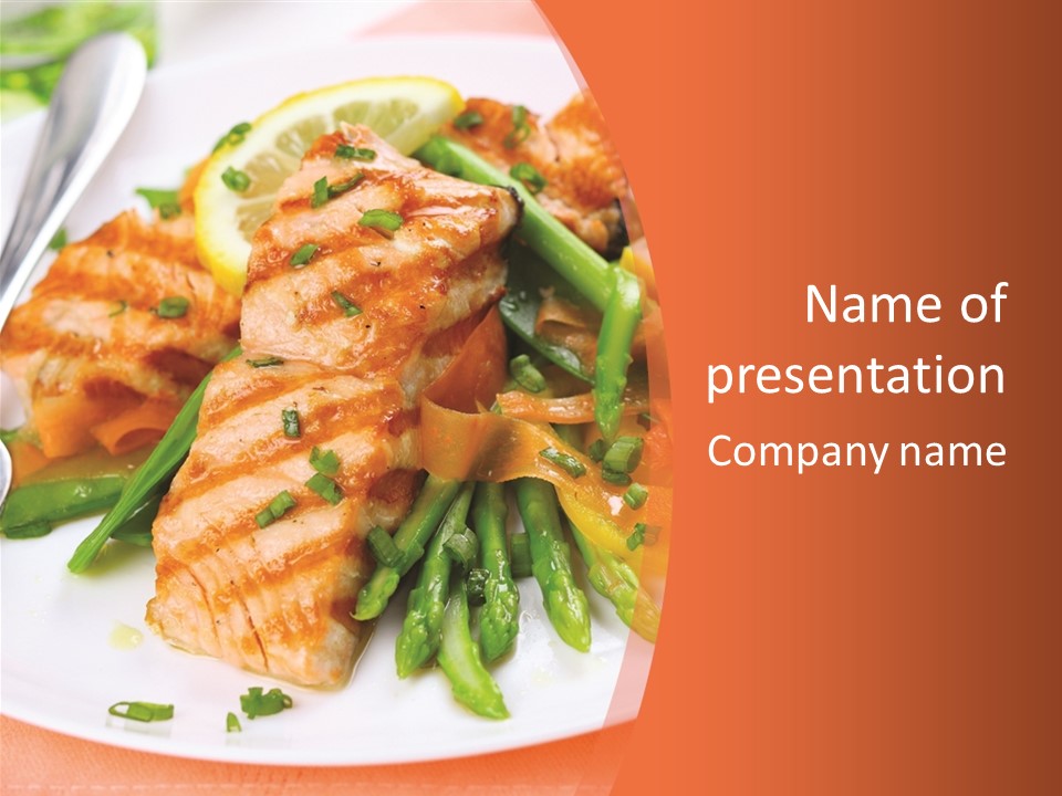 Slice Dinner Freshness PowerPoint Template