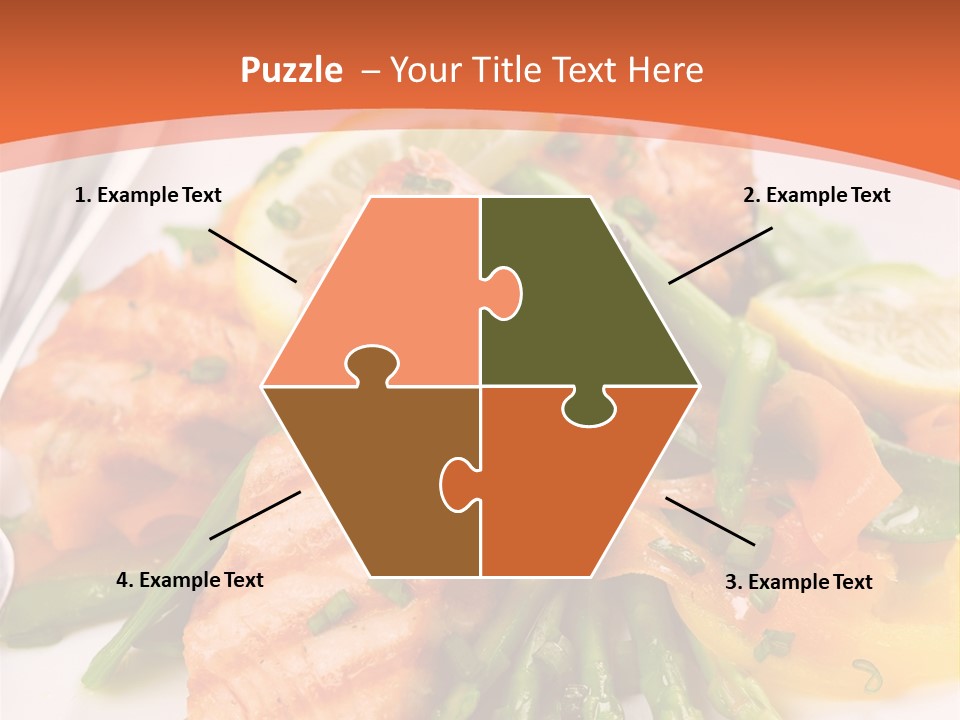 Slice Dinner Freshness PowerPoint Template