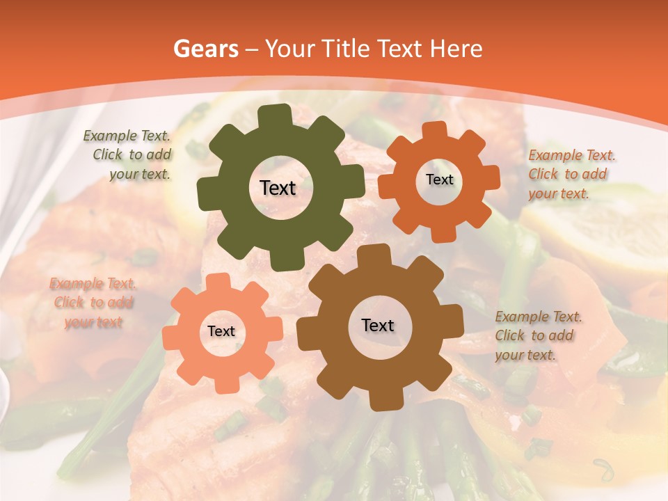 Slice Dinner Freshness PowerPoint Template