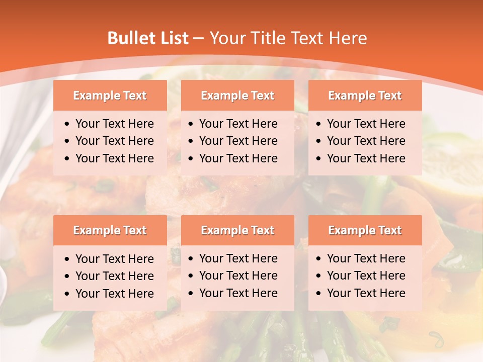 Slice Dinner Freshness PowerPoint Template