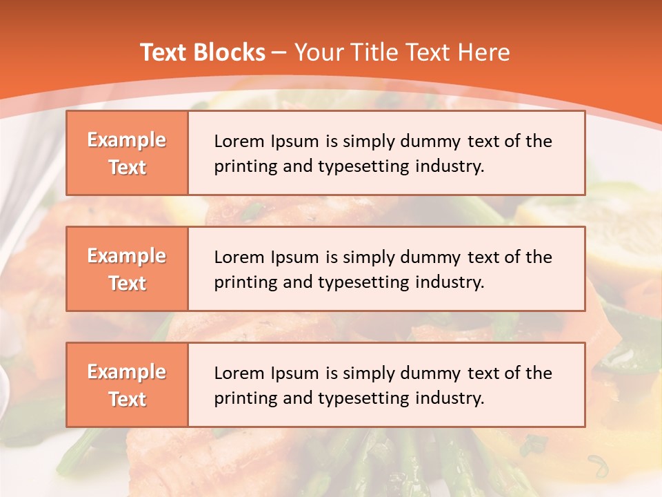 Slice Dinner Freshness PowerPoint Template