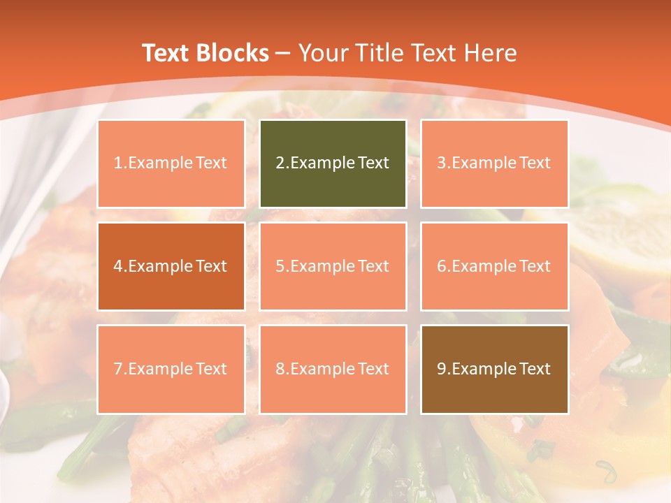 Slice Dinner Freshness PowerPoint Template