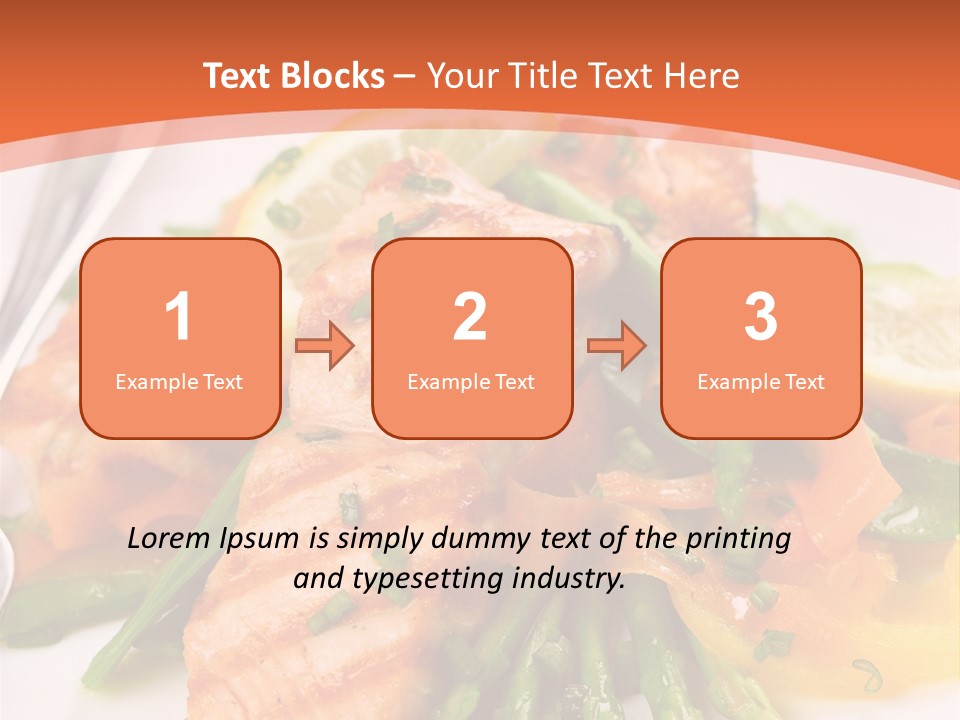 Slice Dinner Freshness PowerPoint Template