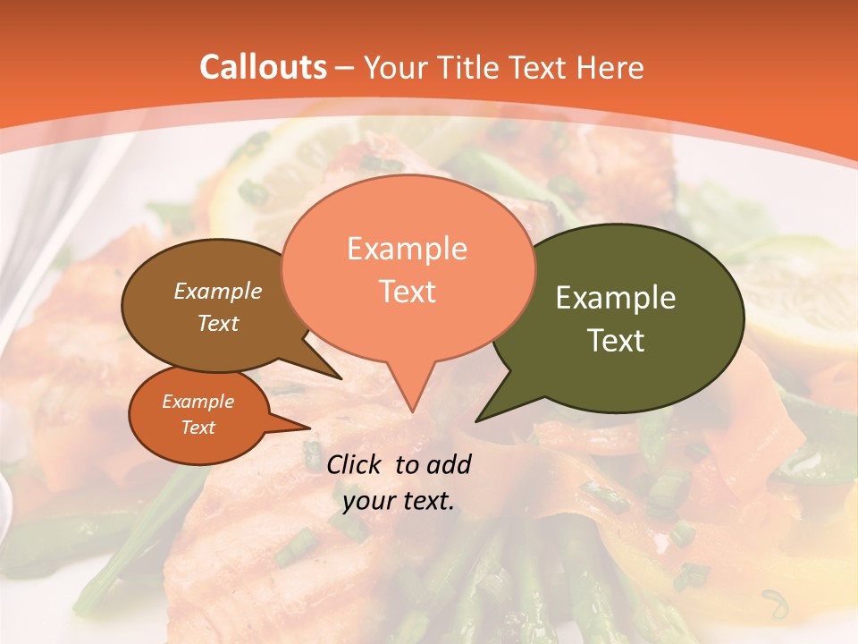 Slice Dinner Freshness PowerPoint Template