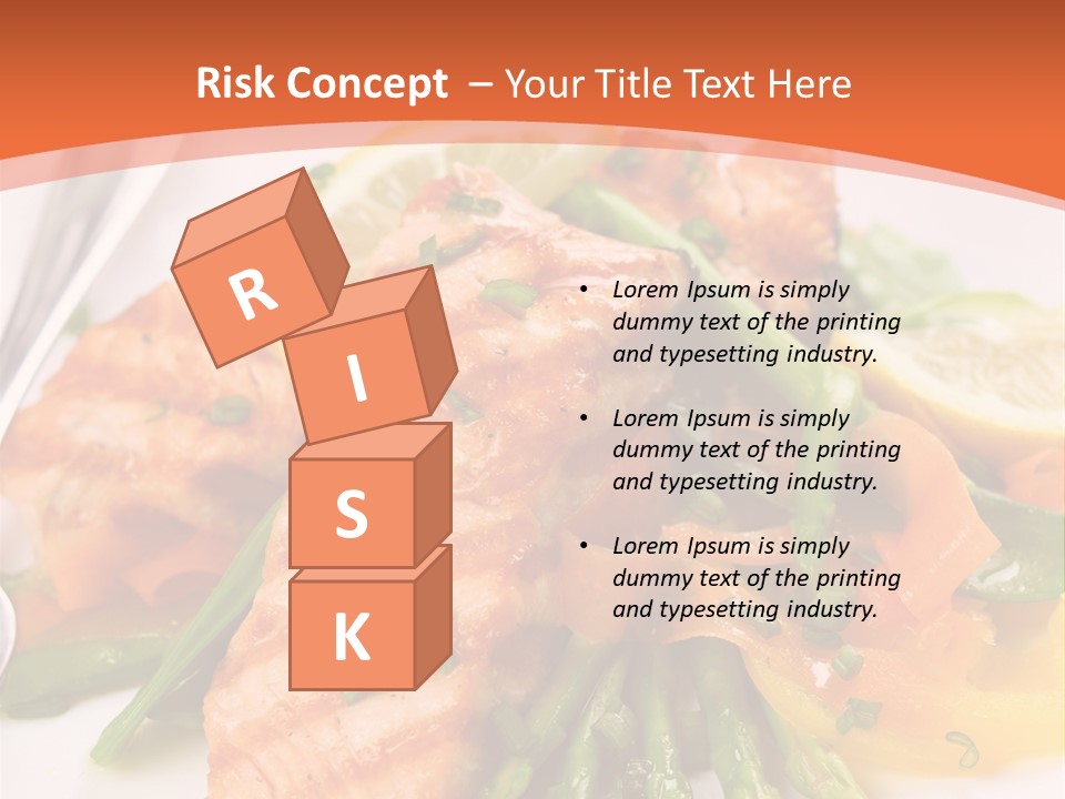 Slice Dinner Freshness PowerPoint Template