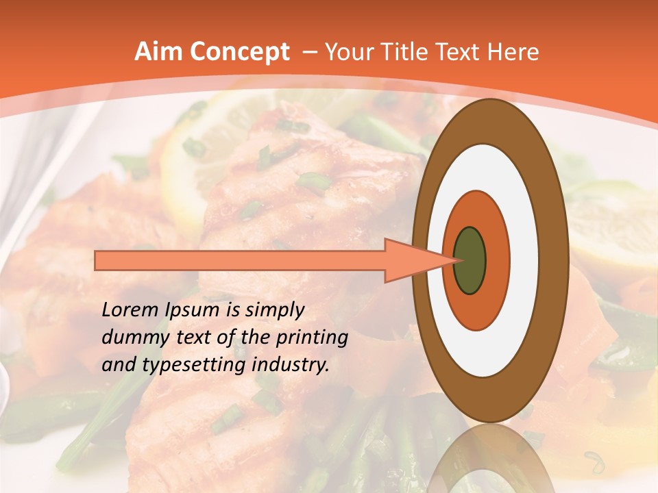 Slice Dinner Freshness PowerPoint Template