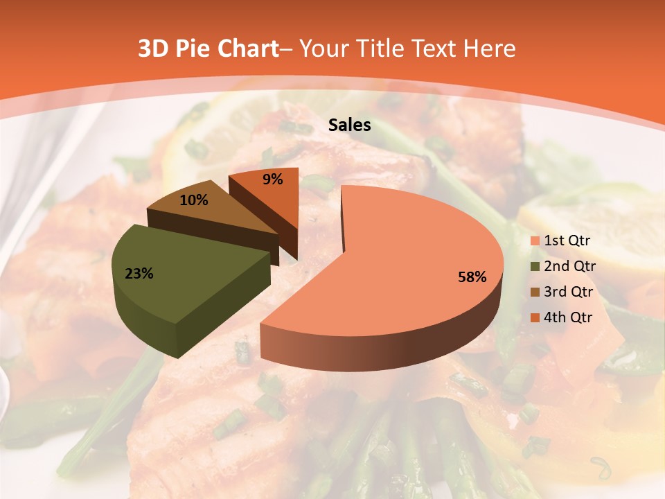 Slice Dinner Freshness PowerPoint Template