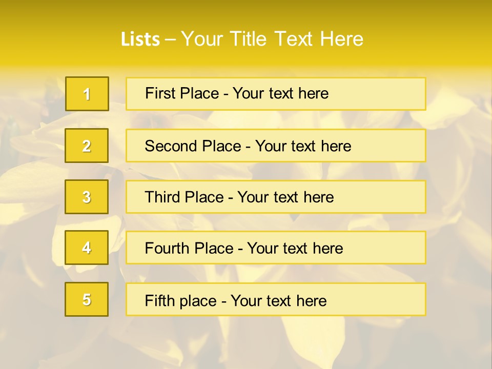 Beauty Twig Closeup PowerPoint Template