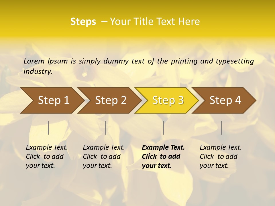 Beauty Twig Closeup PowerPoint Template