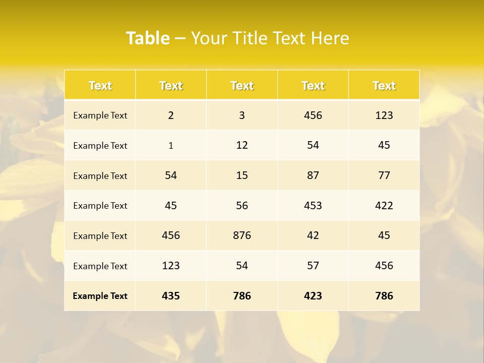 Beauty Twig Closeup PowerPoint Template