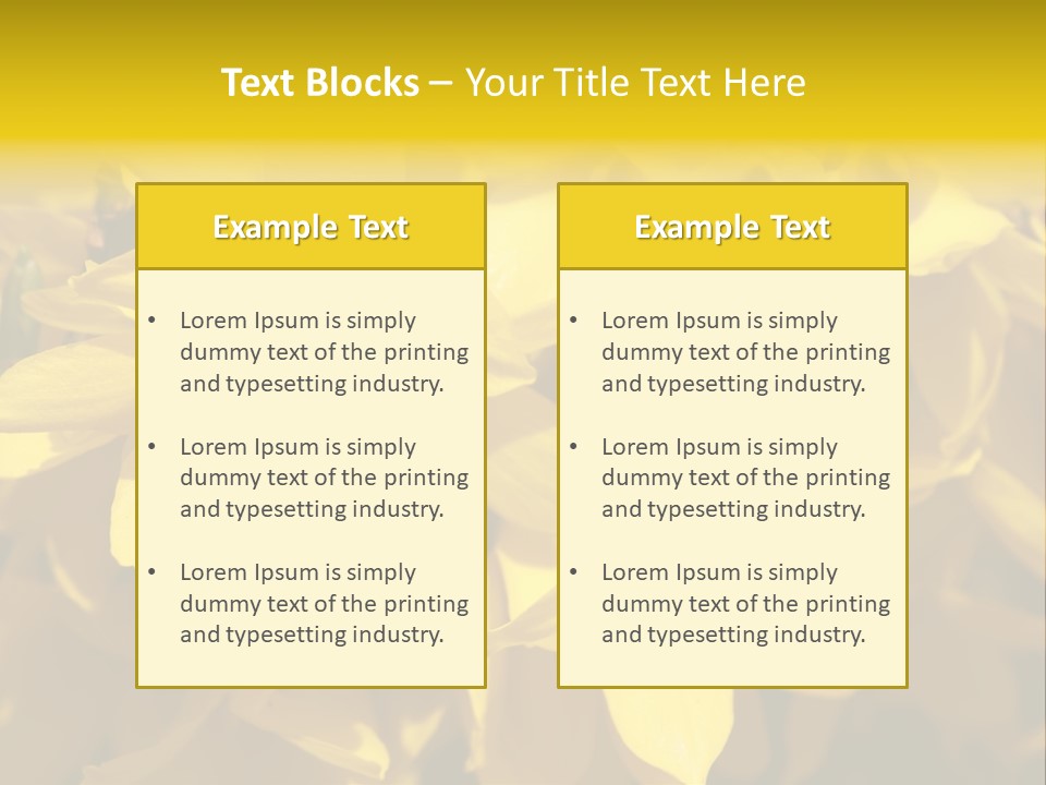 Beauty Twig Closeup PowerPoint Template