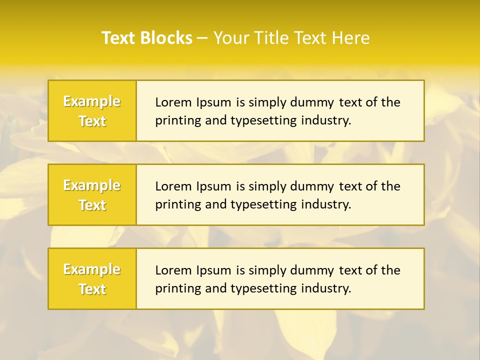 Beauty Twig Closeup PowerPoint Template