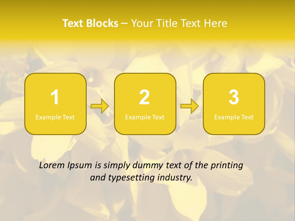 Beauty Twig Closeup PowerPoint Template