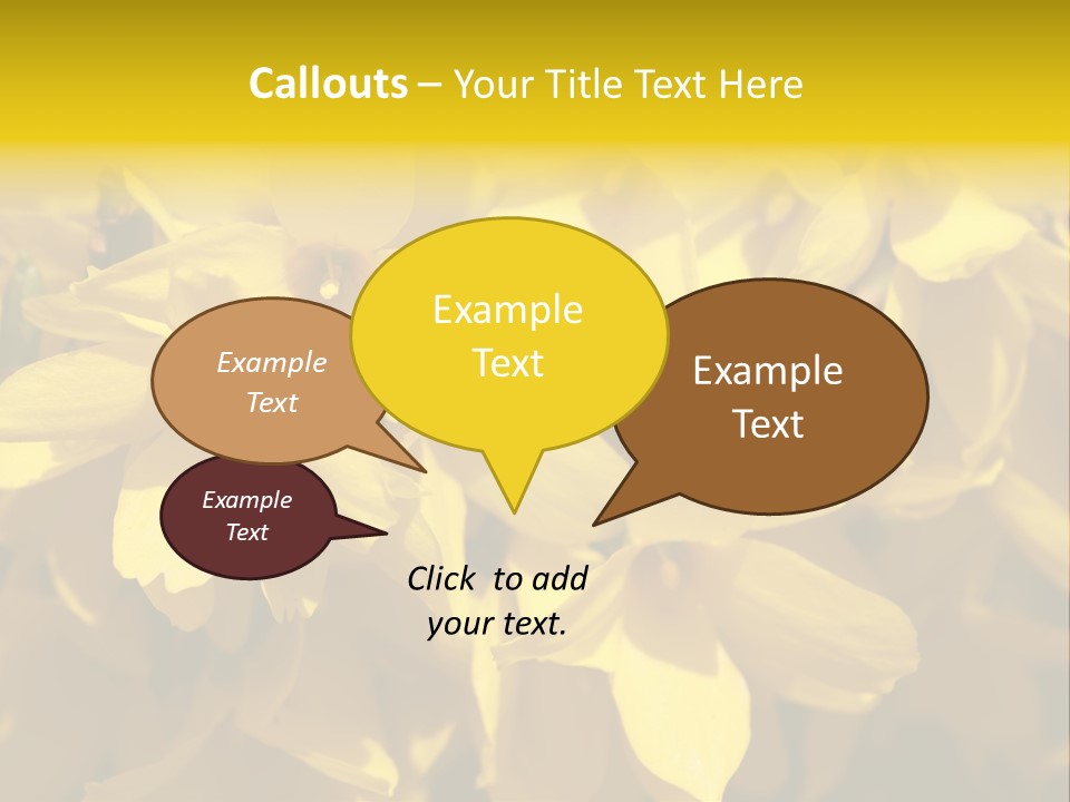 Beauty Twig Closeup PowerPoint Template