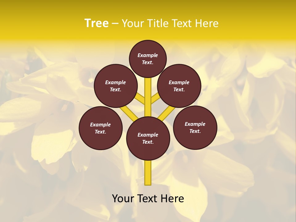 Beauty Twig Closeup PowerPoint Template