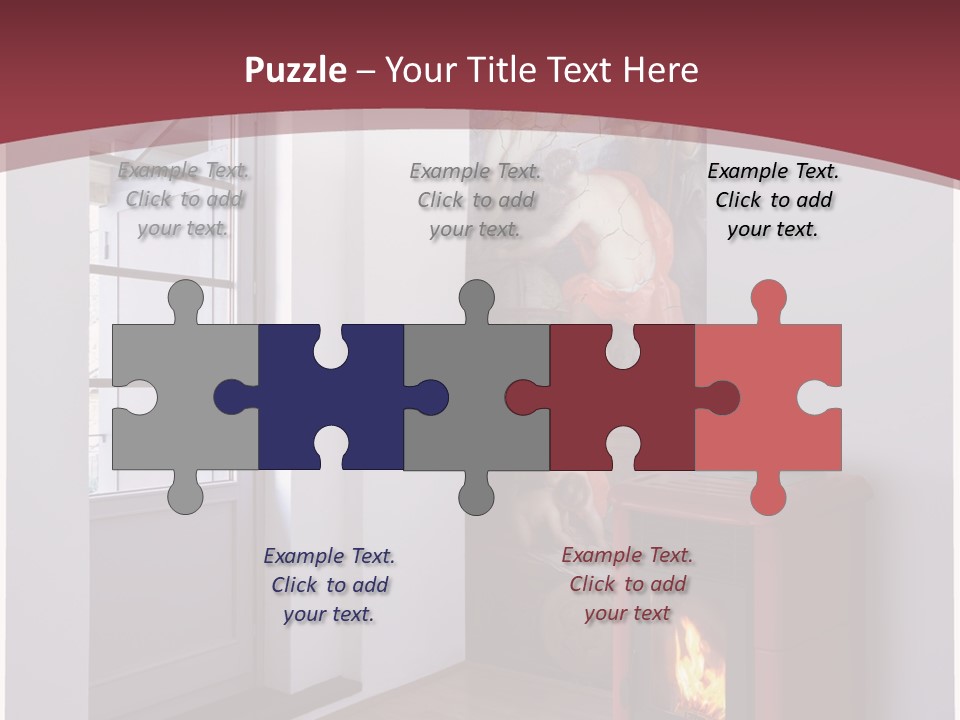 Macro Green Eyeball PowerPoint Template