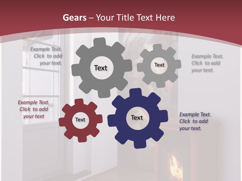 Macro Green Eyeball PowerPoint Template