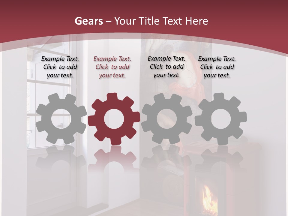 Macro Green Eyeball PowerPoint Template