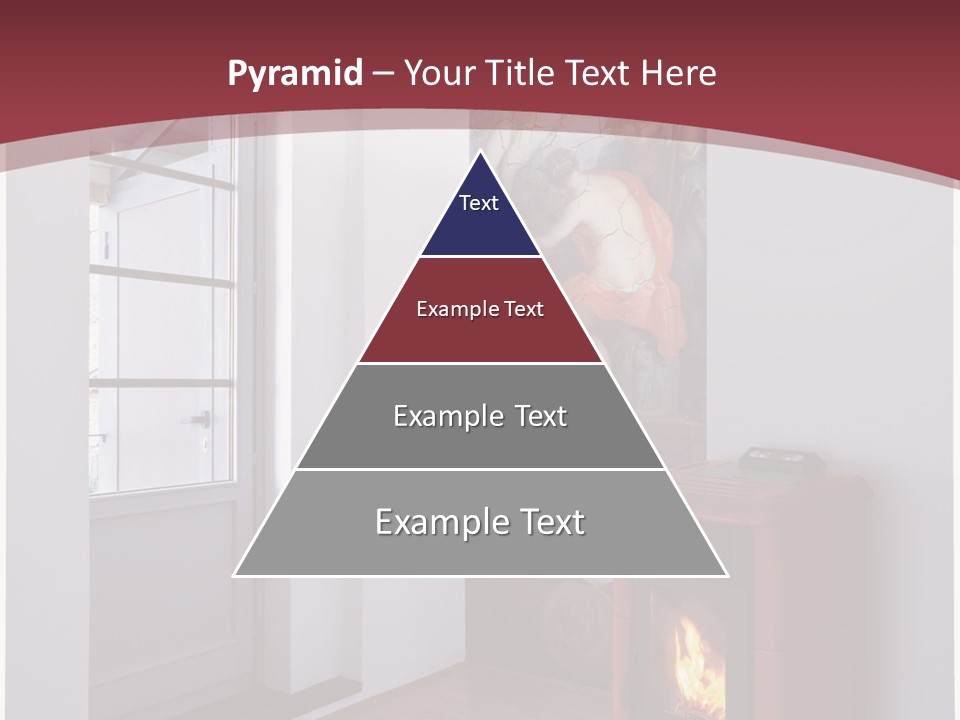 Macro Green Eyeball PowerPoint Template
