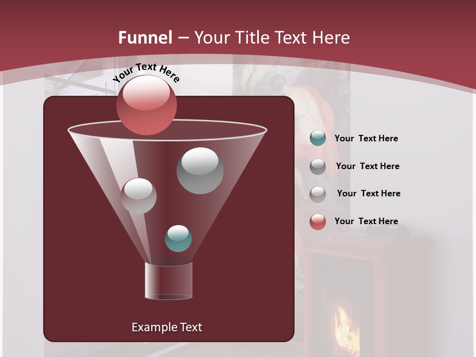 Macro Green Eyeball PowerPoint Template