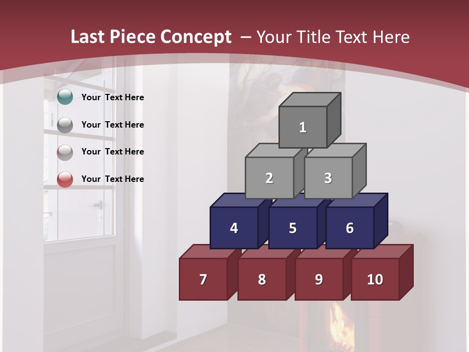 Macro Green Eyeball PowerPoint Template