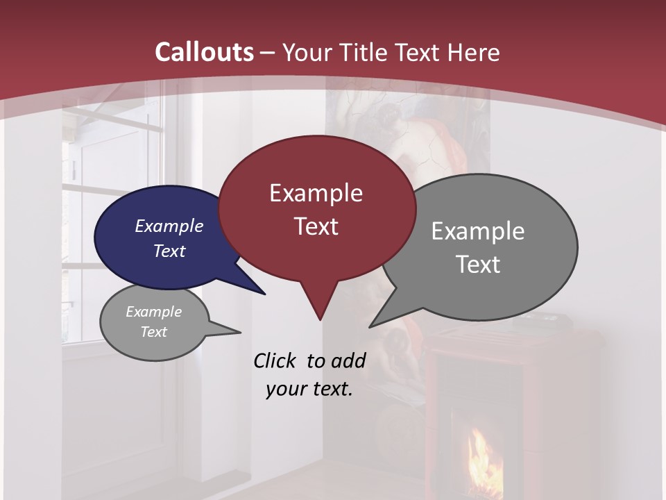 Macro Green Eyeball PowerPoint Template