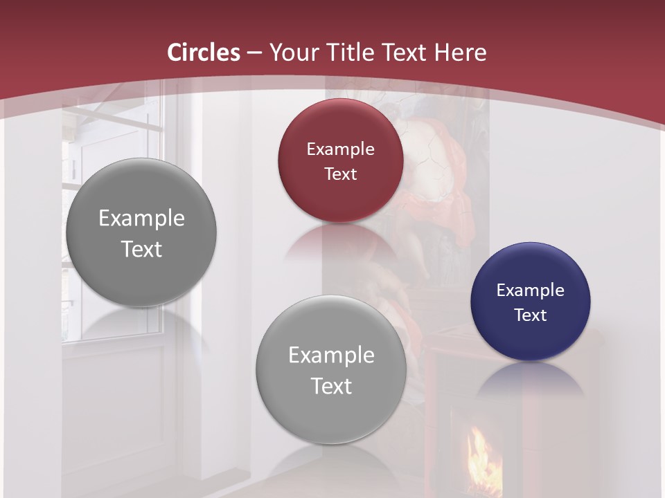 Macro Green Eyeball PowerPoint Template