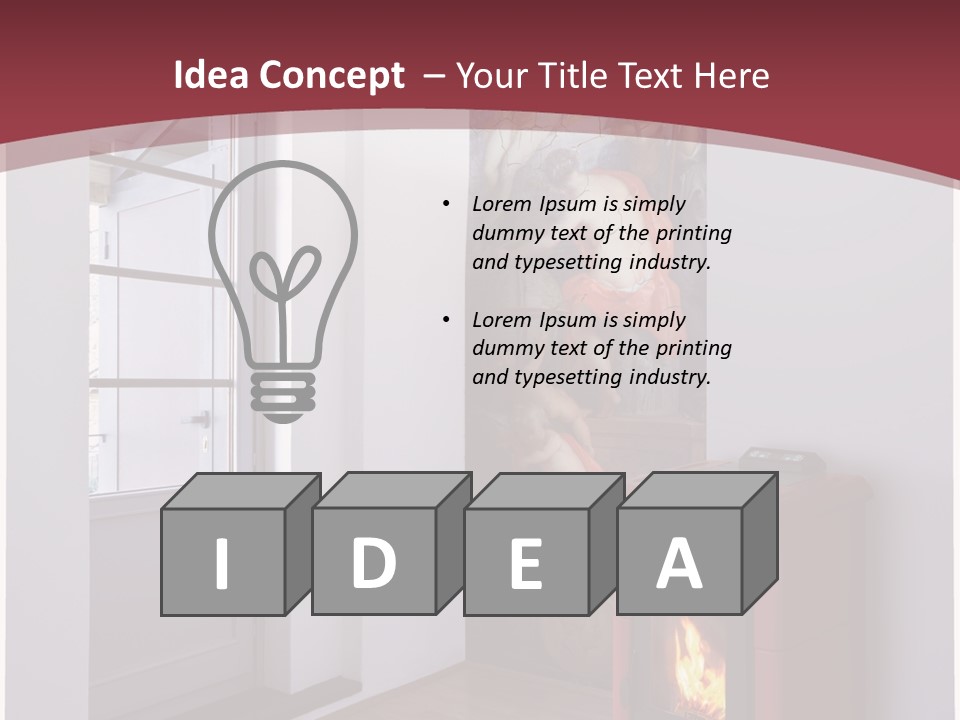 Macro Green Eyeball PowerPoint Template