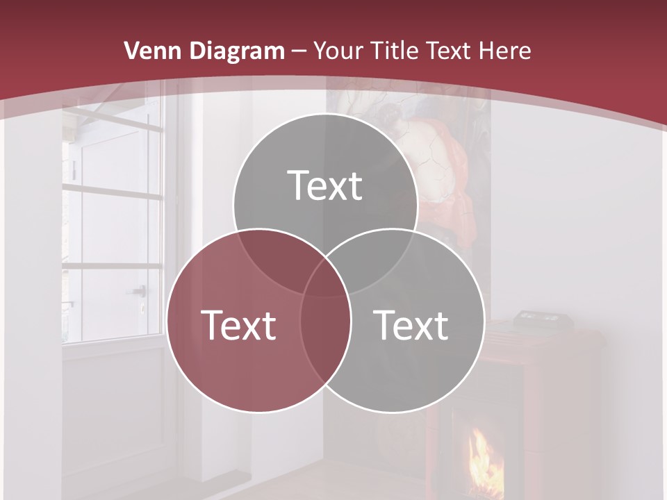 Macro Green Eyeball PowerPoint Template