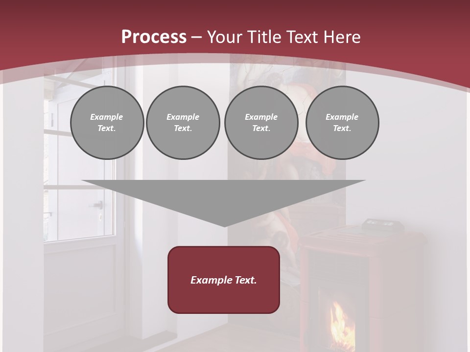 Macro Green Eyeball PowerPoint Template