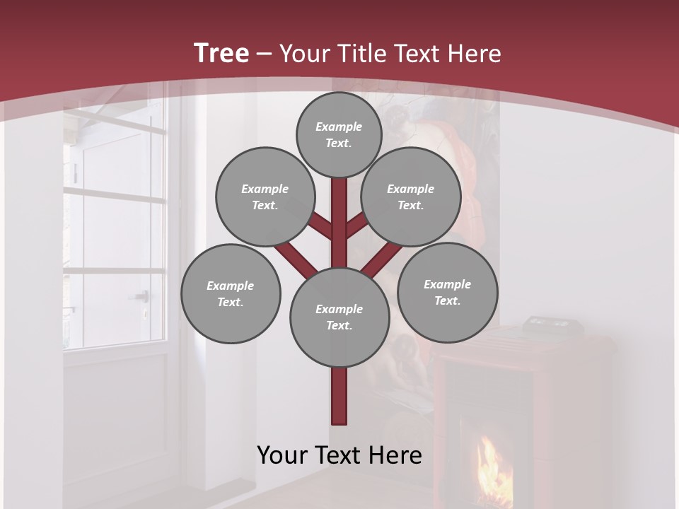 Macro Green Eyeball PowerPoint Template